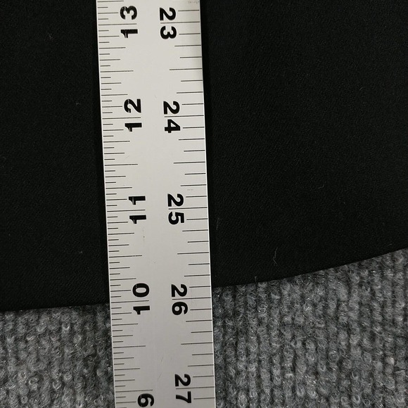 Talbots Women's Blazer Jacket Black Actual 52x25.5 Stretch Wool Blend 2-Button - Picture 13 of 14